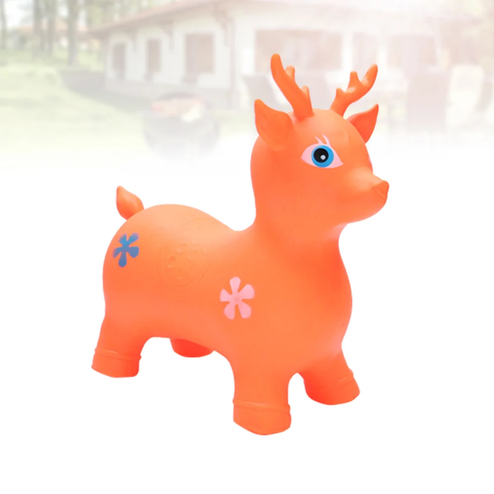 Brinquedo inflável do animal do pvc, Música criativa e engraçada jogando brinquedos, interior e exterior jogando decoração prop, cor aleatória, 1pc