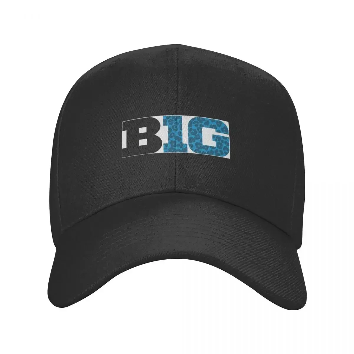 BIG TEN conference cheetah pattern blue and black Baseball Cap Luxury Man Hat New Hat Elegant Women's Hats Men's