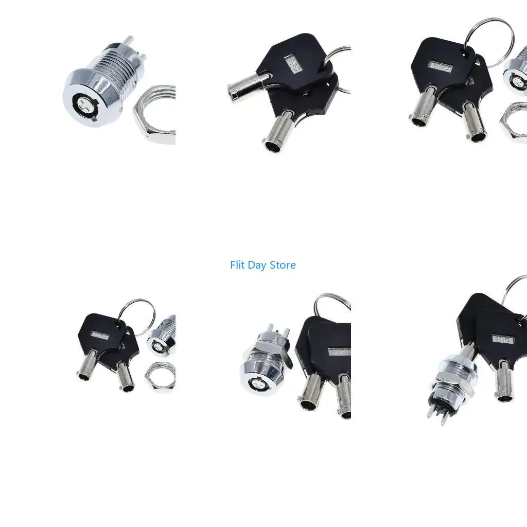 F92C 12mm Double Side Pull out Type for Key Elevator Lock for w/2Keys Easy to
