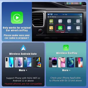 Mini Wireless CarPlay Android Auto Adapter, Smart 2in 1 Box, Peugeot 208, 308, 408, 508, 2008, 3008, 4008, 5008, neu, 2022 12 Hauptverkaufauto Peugeot 5008 - №1