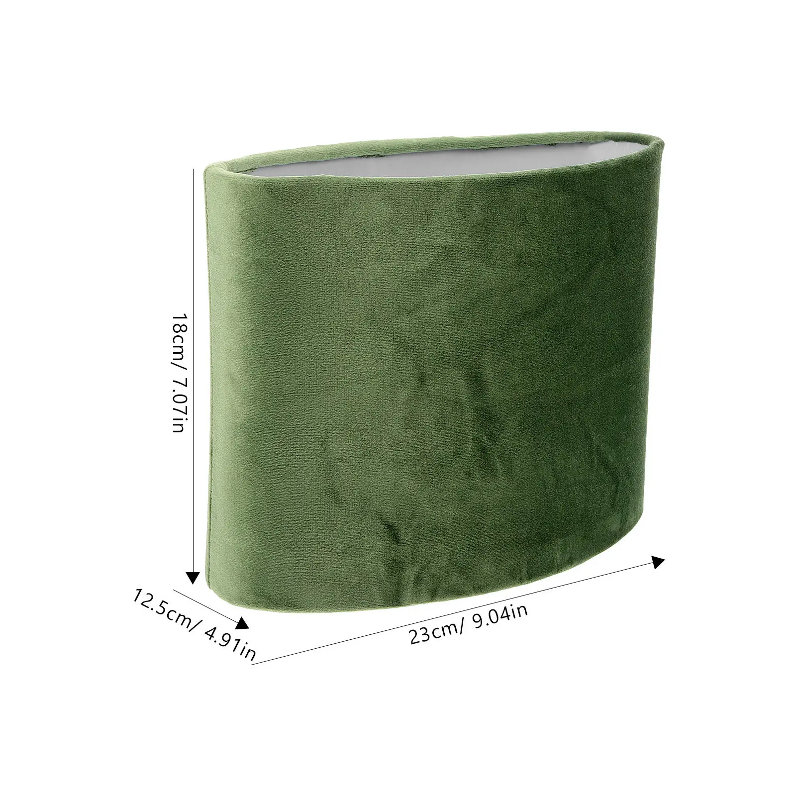 Oval Modern Replacement Lamp Shade for Table Floor Lamp Soft Warm Light Decorative Cloth Lampshade Bedroom Living Room