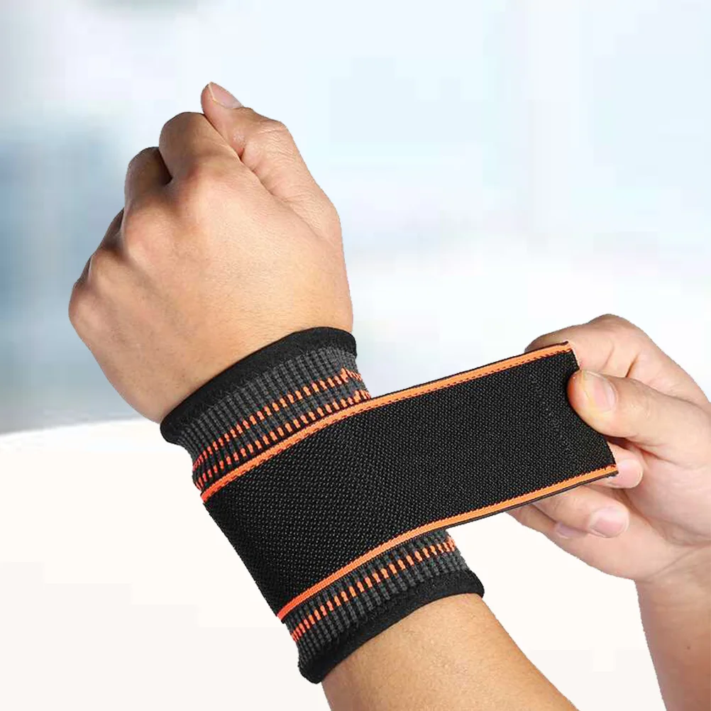 1 قطعة قابل للتعديل اللياقة البدنية امتصاص العرق معصمه الرياضية لصالة الألعاب الرياضية اليوغا الجري قابل للتعديل حامي المعصم حامي جبيرة المعصم