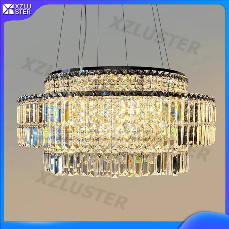 LED Ceiling Light Creative Hanging Chandelier Home Decor for Dining Table Living Room Bedroom Decoration Modern Luxury Crystal