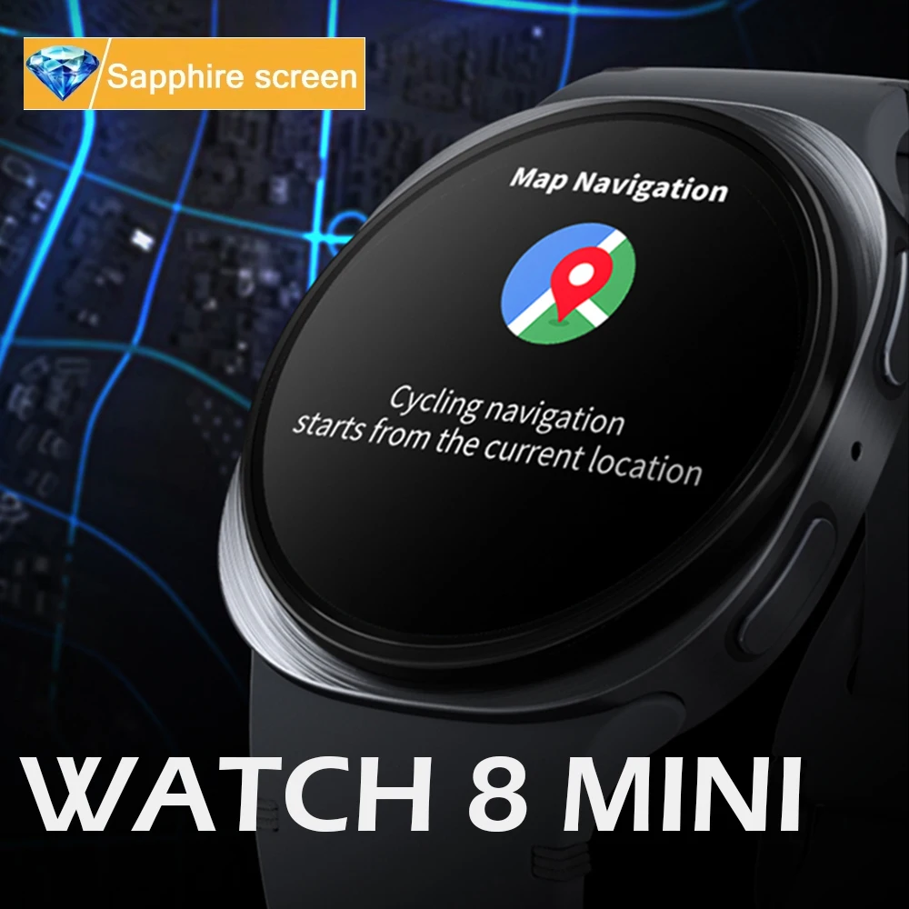 

Smart Watch GPS Track Smart Watches For Men Women Sport Heart Rate Bluetooth Call NFC IP68 Waterproof Compass Smartwatch 8 Mini