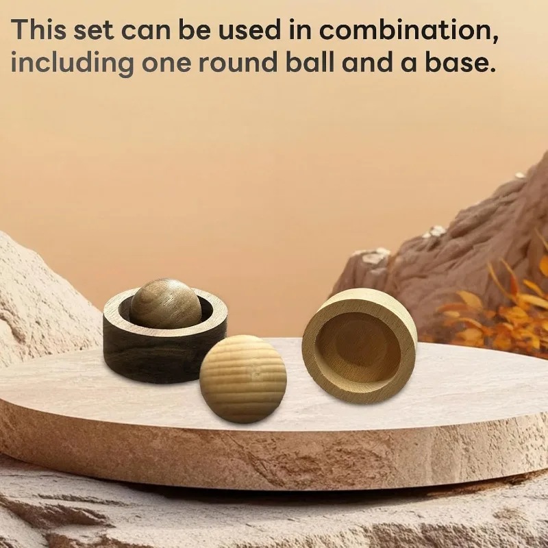 Cute Mini Wooden Essential Oil Diffuser Natural Fragrance Aromatherapy Diffuser for Car Home Bedroom Living Room Bathroom image 3