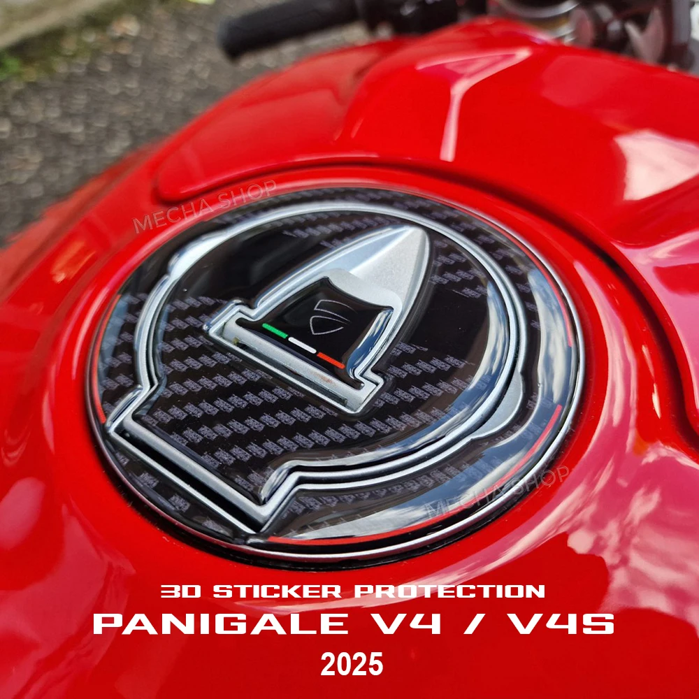 

New Motorcycle Accessories for Panigale V4S V4 S Protector Tank Pad 3D Stickers Decals 2025 Panigale V4S 2025