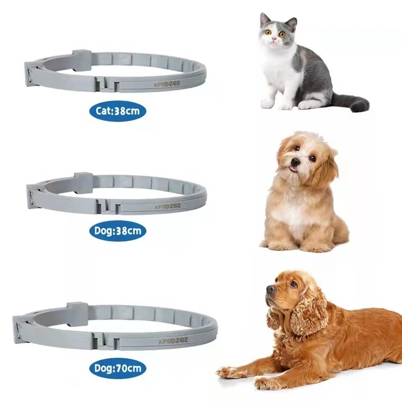 New 38/70CM Pet Anti Flea Ticks Antiparasitic Cats Collar Dog Protection Retractable Collars For Puppy Cat Large Dogs Accessorie