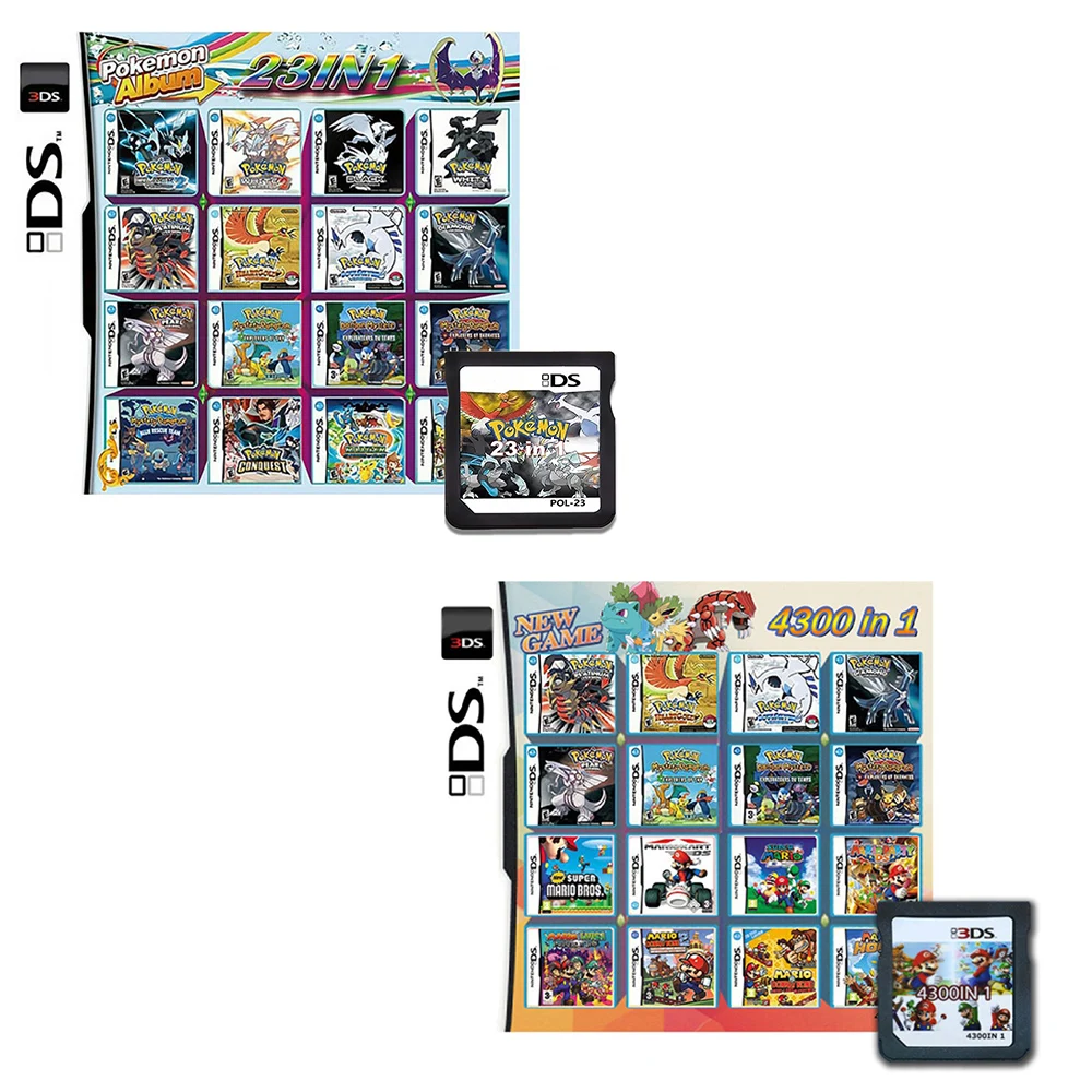 

Игровая карта 3DS NDS Комбинированная карта 208 в 1 Комбинированная карта NDS Кассета NDS 510 IN1 520 500