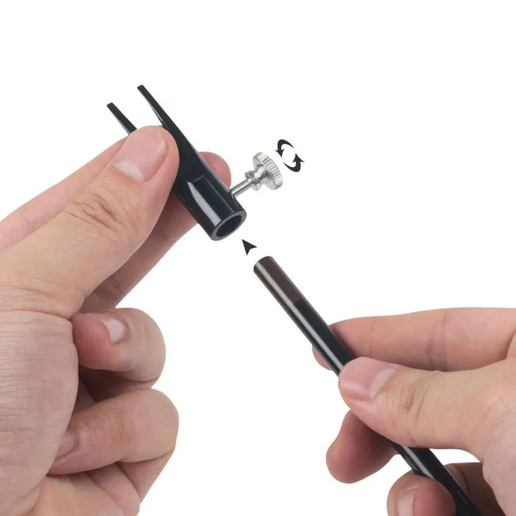 2 Pcs Makeup Pencil Sharpener for Women Eye Eyebrow Tool Sharpening Guide Shaper Desk