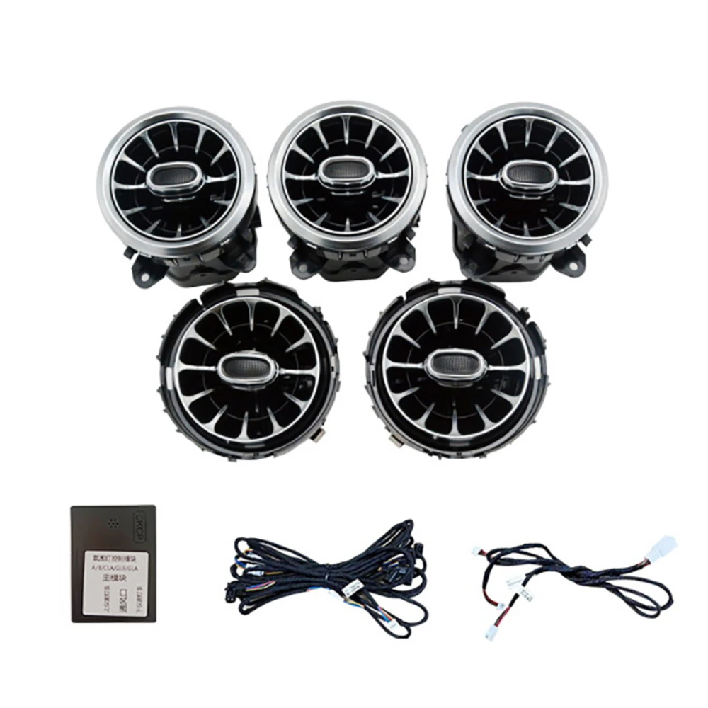 

W118 W464 W447 W213 W206 W205 W247 W222 W214 W177 W253 W254 64 Colors Front Turbine Air Vent Ambient Light For Mercedes-Benz