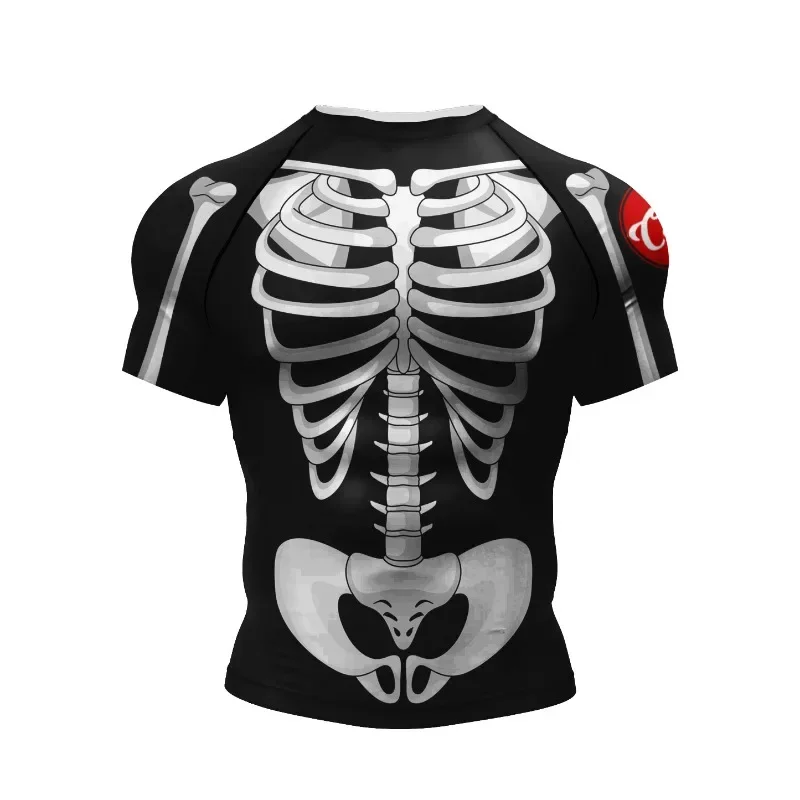CODY LUNDIN Men Sports Grappling T-shirt Sublimation BJJ Rash Guard Compression No Gi Jiu Jitsu Rashguard for MMA Clothes moto