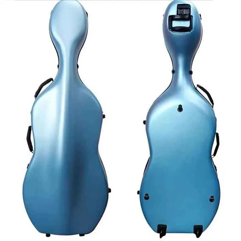 Goede Kwaliteit Carbon Cello Case 4/4 7/8 3/4 1/2 1/4 Koolstofvezel Composiet Multi-color Waterdichte Cello doos Cello Medeplichtige
