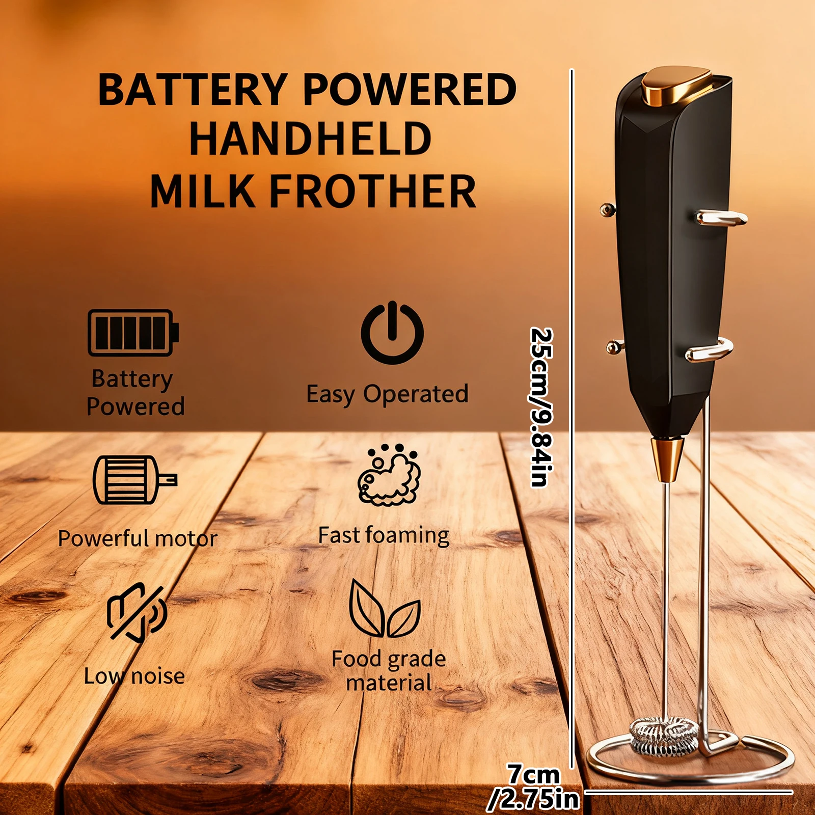 휴대용 전기 우유 거품기 커피 카푸치노 프라페 말차 핫초콜릿에 적합