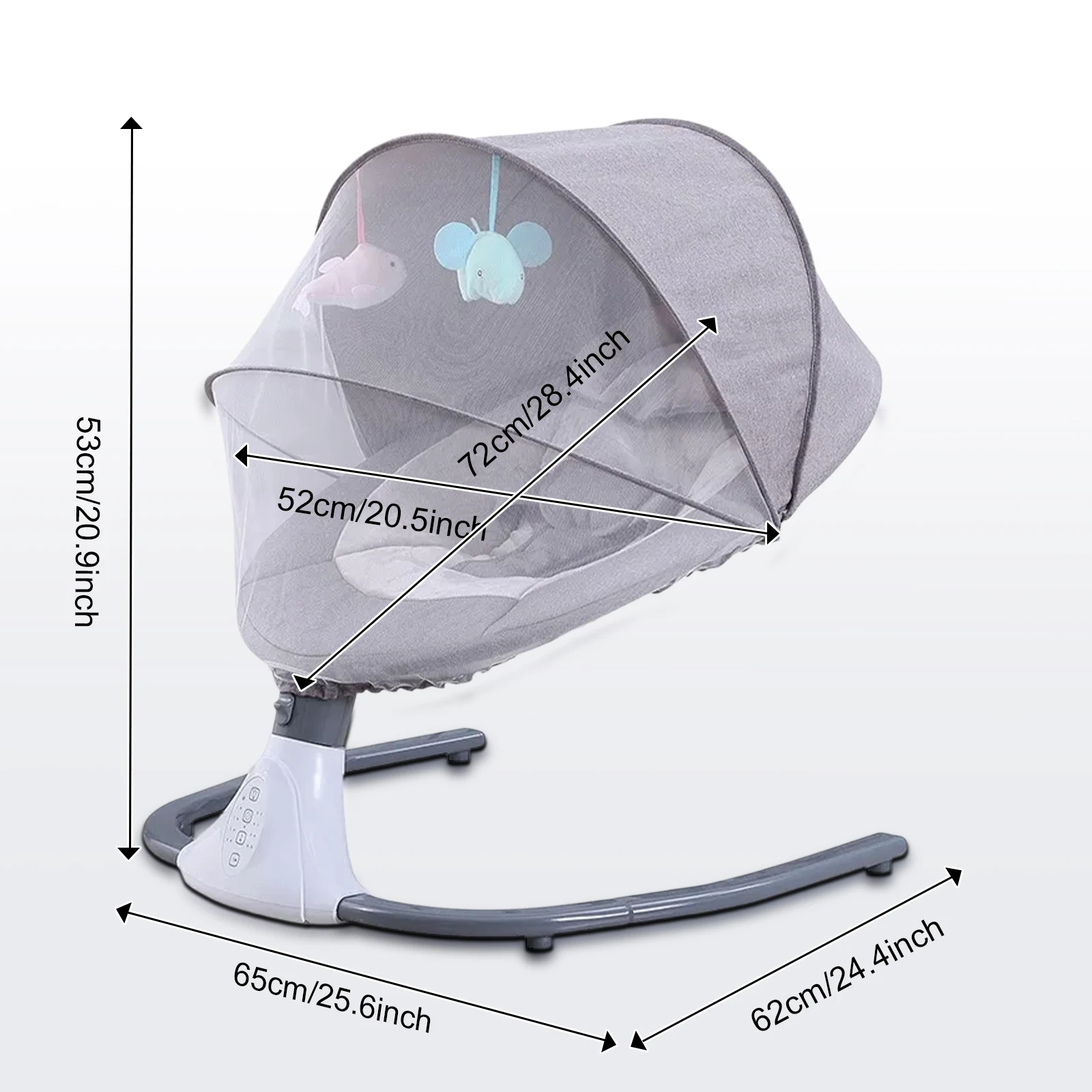 Smart Electric Baby Cradle With USB Interface Bluetooth Remote Control Rocking Chair Babies Nest MP3 Music Sleeping Bed