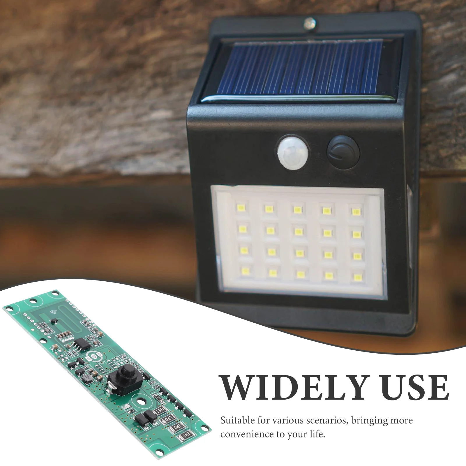 

3.2V 3.7V Solar Lamp Circuit Board Control Panel Induction Sensing Switch Solar Light Controller Easy Install Durable