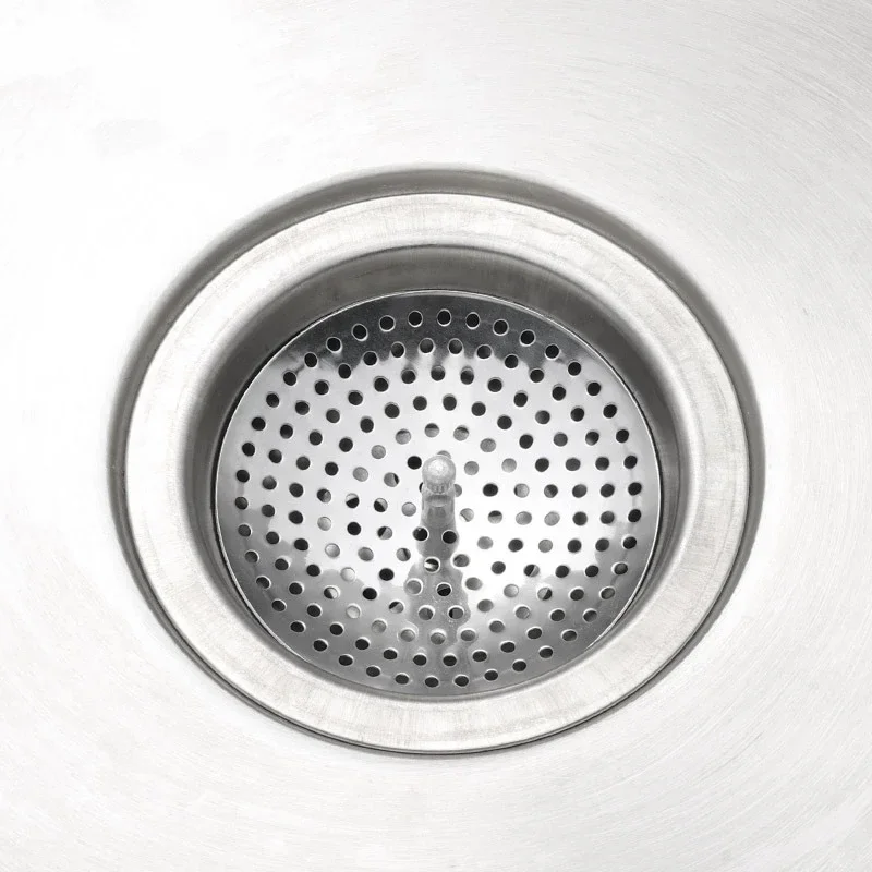 Kitchen Sink Strainer Stopper Stainless Steel Replacement Drain Filter Bathtub Hair Catcher Waste Hole Trap Bathroom Accessories image 4