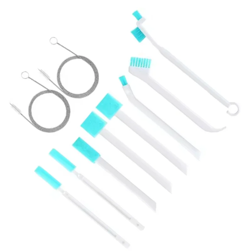 

New Ice Makers Cleaners Set 10Pcs Ice Machine Cleaning Brushes And 2Pcs Hook Brush-AC82