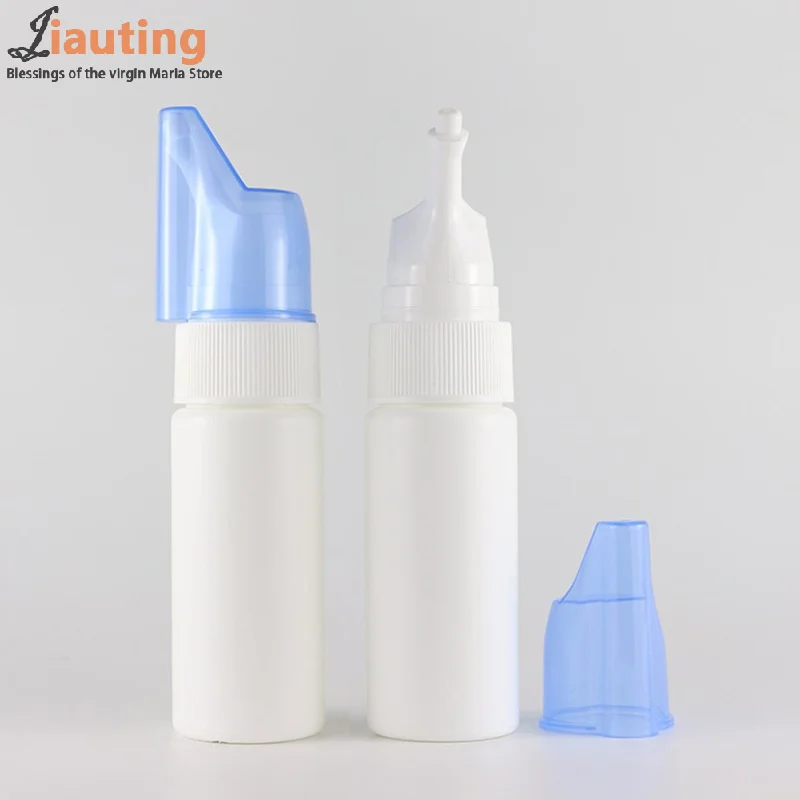 Nuevo Irrigador Nasal, Limpiador de Nariz, Botella de Spray, Botella de Agua con Atomizador de Niebla Fina, Contenedor Portátil de Líquido Vacío para Viajar