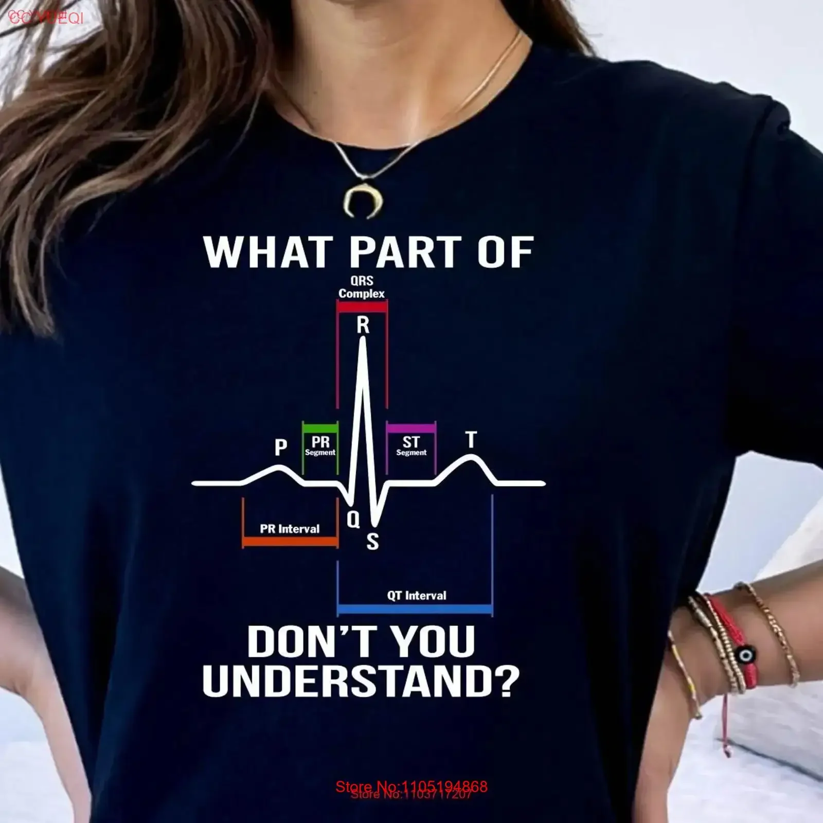 What Part of PQRST Don't You Understand T Shirt Funny Cardiology Cardiac Doctor Nurse Paramadic EMS Medical vintage Washed