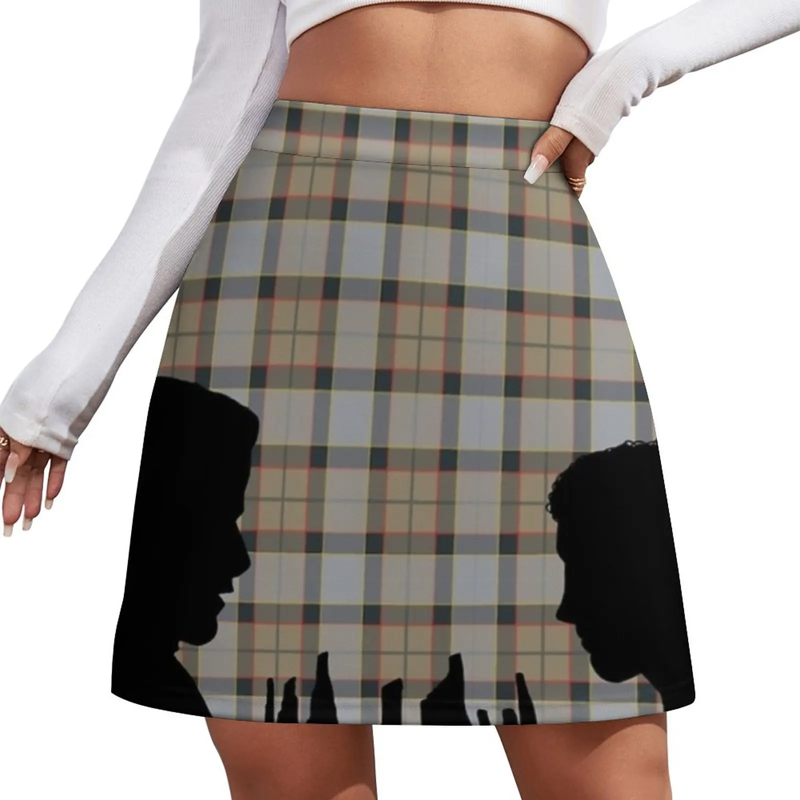 

Scotish Outlander Couple Mini Skirt elegant skirts for women Skirt shorts elegant dresses for women