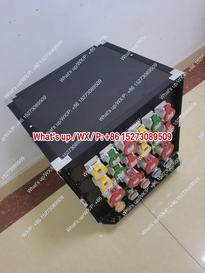 12 way stage large screen distribution cabinet power box 400A input total power 80KW