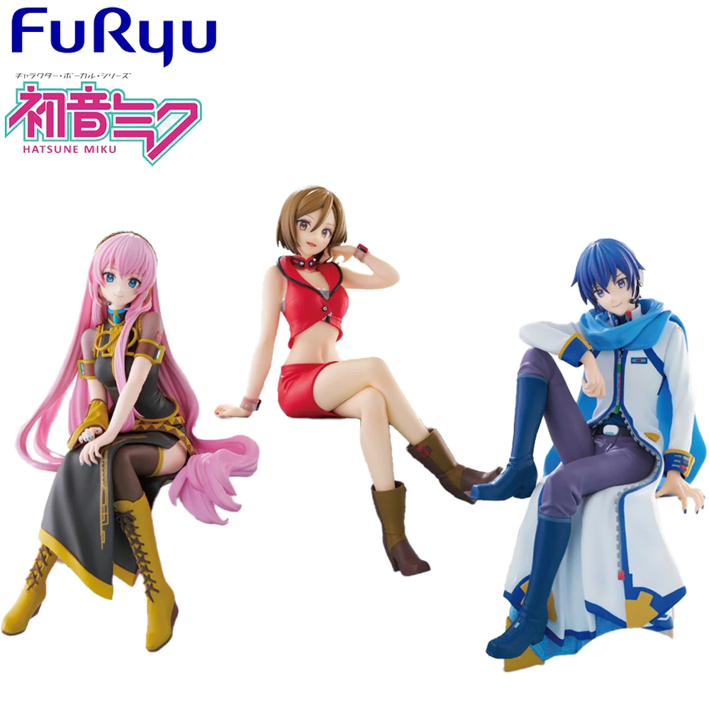 Preventa Original Furyu Noodle Stopper figura Piapro personajes Megurine Luka Meiko Kaito Anime juguetes de modelos coleccionables figuras