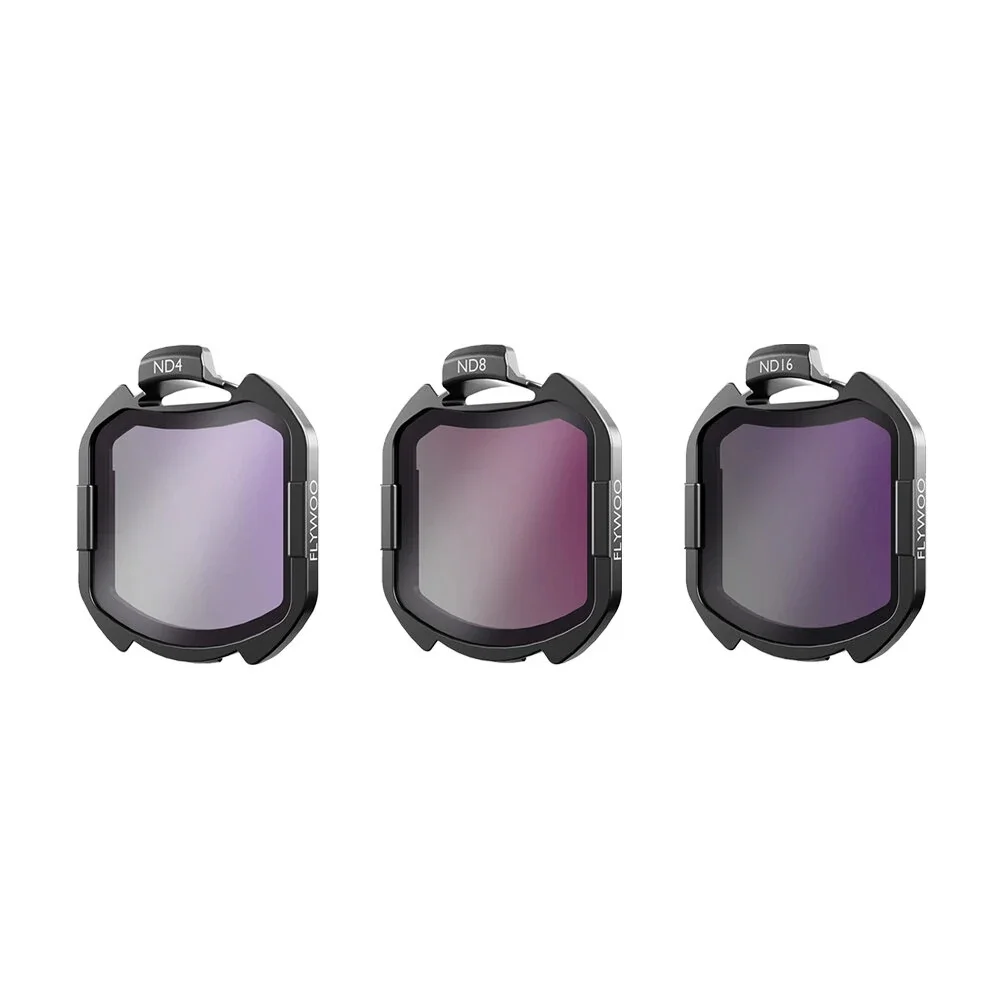 Flywoo ND/UV Filter Set V2 for DJI O4 Air Unit Pro - Snap-On Filters Compatible with O4 Pro FPV Drones