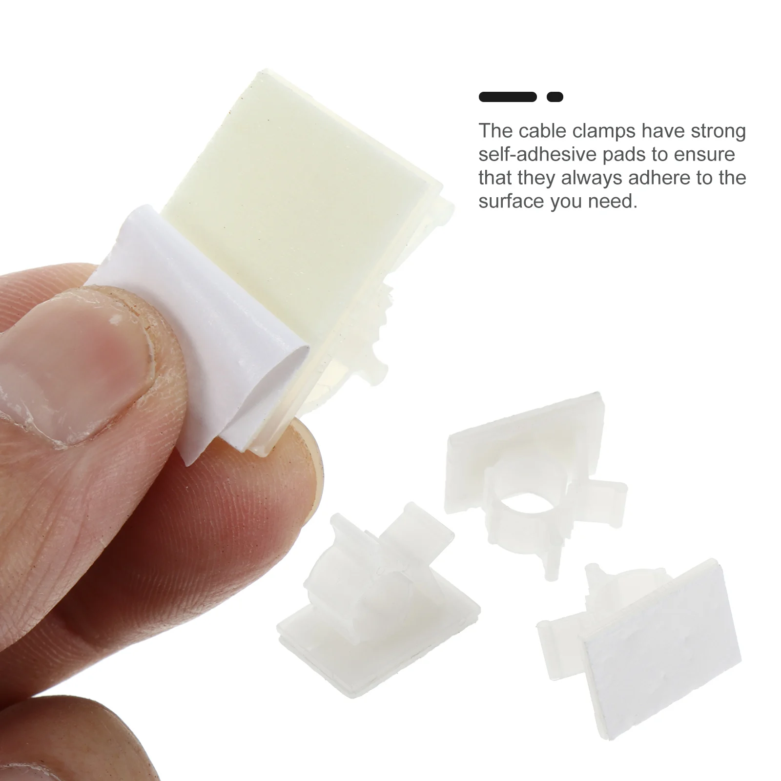 

Wire Fixer Cord Organizer Cable Manager Management Self Adhesive Hook Holders for Cords
