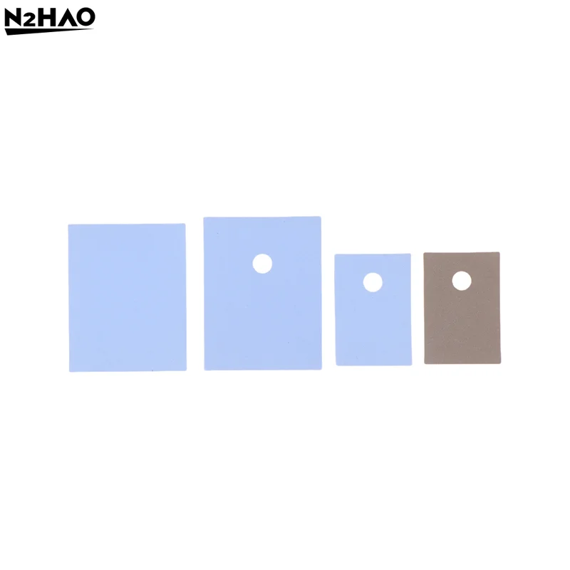 100PCS TO-220 Insulation Pads Heatsink Thermal Pad Soft Silicone Sheet Insulation Cloth