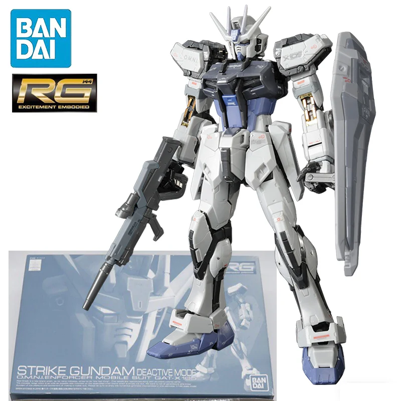 

BANDAI PB LIMITED RG 1/144 GAT-105 STRIKE GUNDAM DEACTIVE MODE Anime Anime Assembly Model Collection Toy