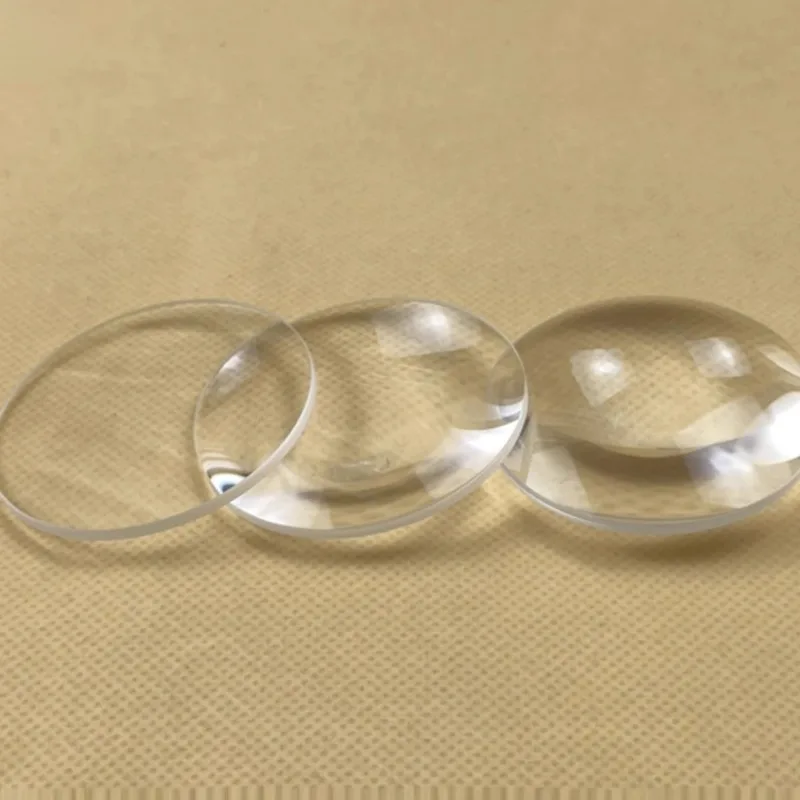 

50.5mm Optical Glass Focal Length 50/100/300 Double Convex Lens Optics Element Condensing Lenses Biconvex Lens Projector Camera