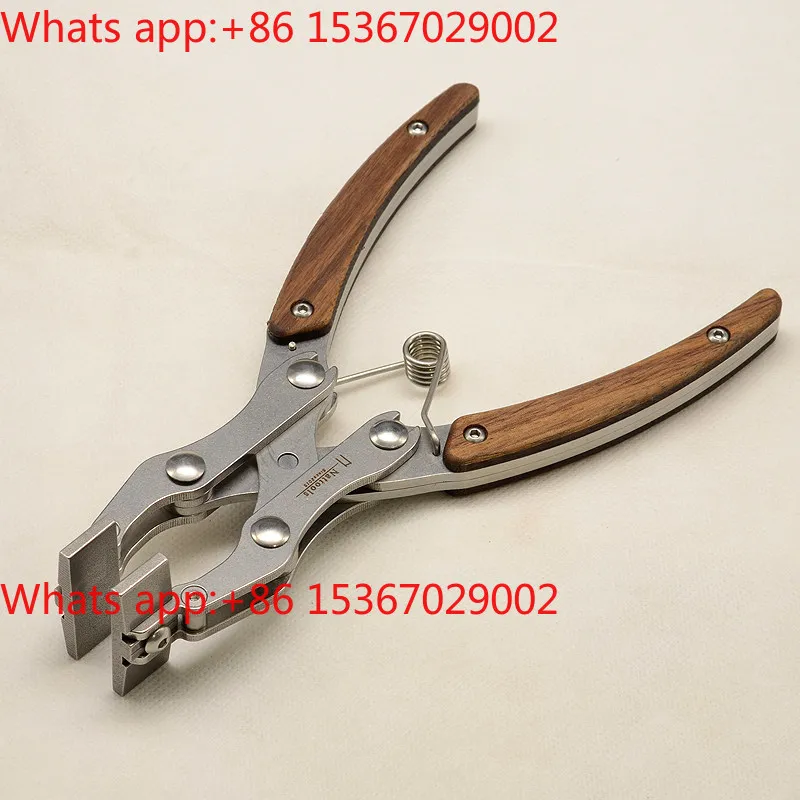Leather DIY handmade leather pliers, glue clamping, glue pressing line, bonding flat tool