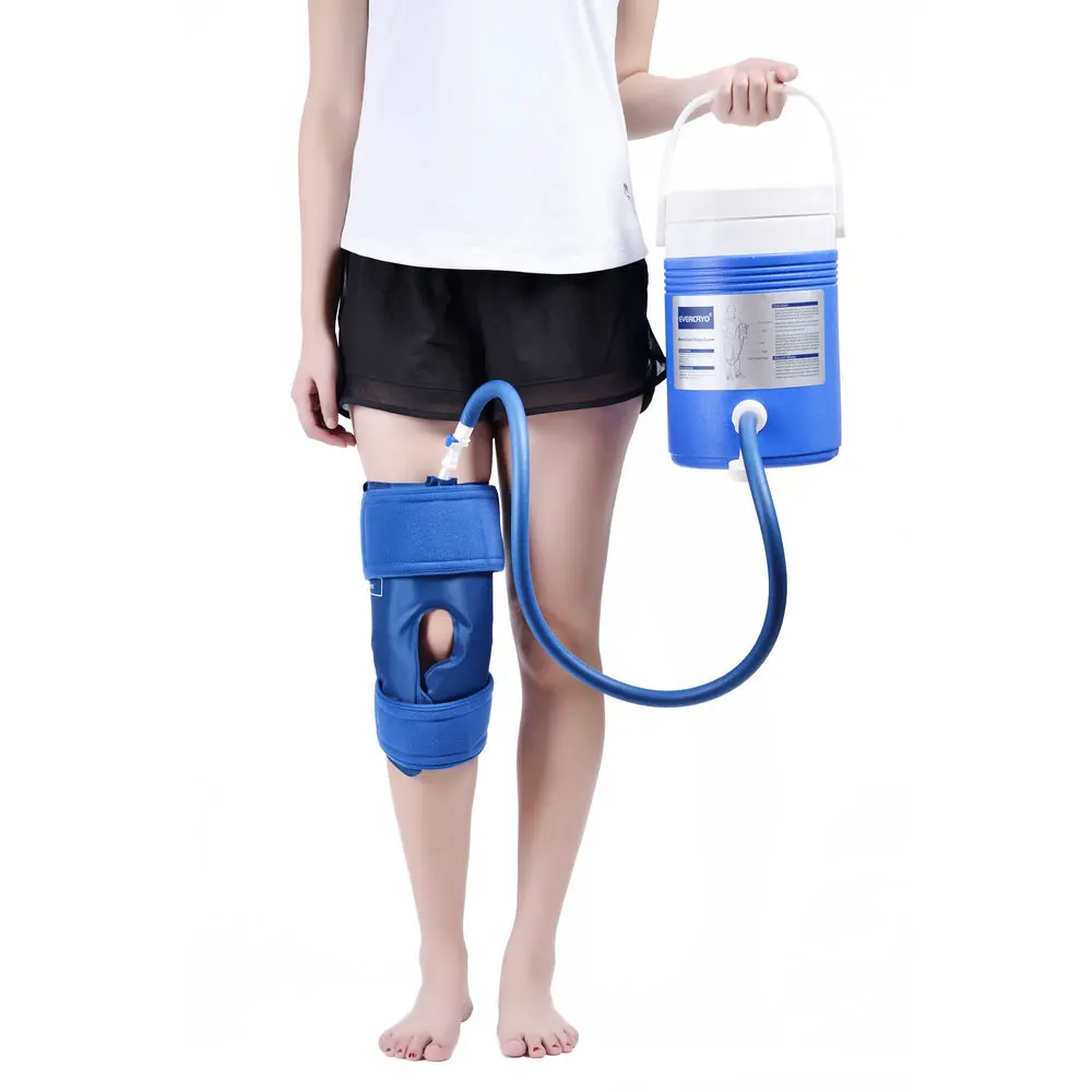 Physical Therapy Equipments Cryo Therapy Recovery Treatment Knee Cold Therapy Ice Compression Machine Cryocuff with Cooler