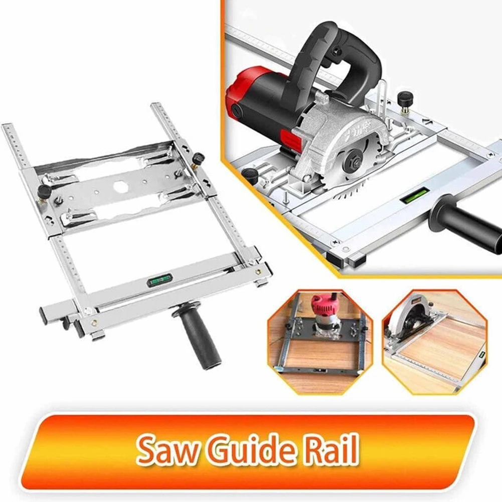 Woodworking Edge Guide Electric Circular Saw Edge Guide Cutting Tool Trimmer Machine Positioning Frame Tool Cutting Range 0-32cm