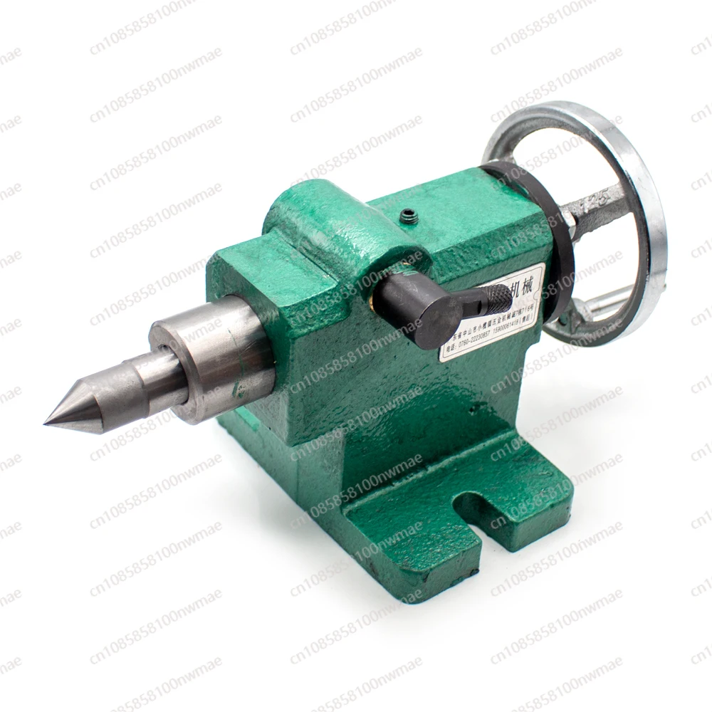 

Hand-Crank Lathe Tailstock Assembly Simple Lathe Tail Seat Thimble DIY Simple Fast Expansion Spindle Tailstock Tip MT3 Head