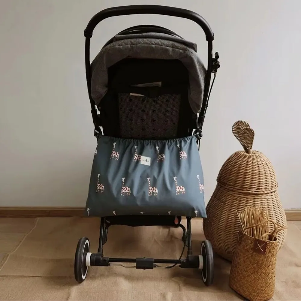 New Large Capacity Waterproof Stroller Organizer Waterproof Storage Pouch Pushchair Storage Pouch Stroller Bag Snacks