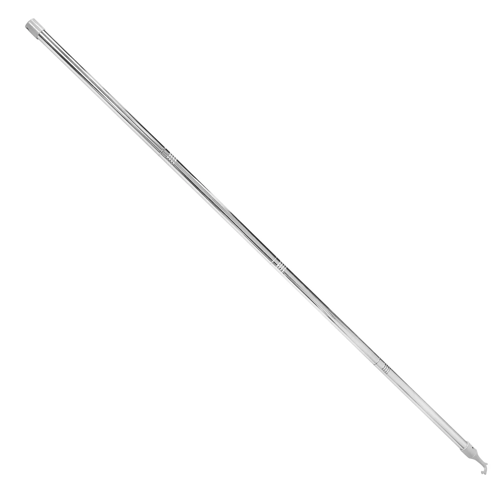 Adjustable Stainless Steel Telescopic Rod for Blinds Shades Push Pull Wand Handle for Hard Reach Windows Attic Use