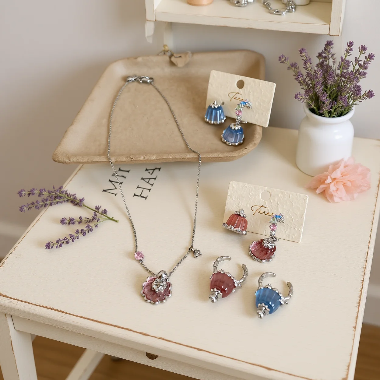Pudding Shape Jewelry Adjustable Versatile Fashion Jewelry Set Women'S Jewelry Set Comfortable For Dating Daily Commuting