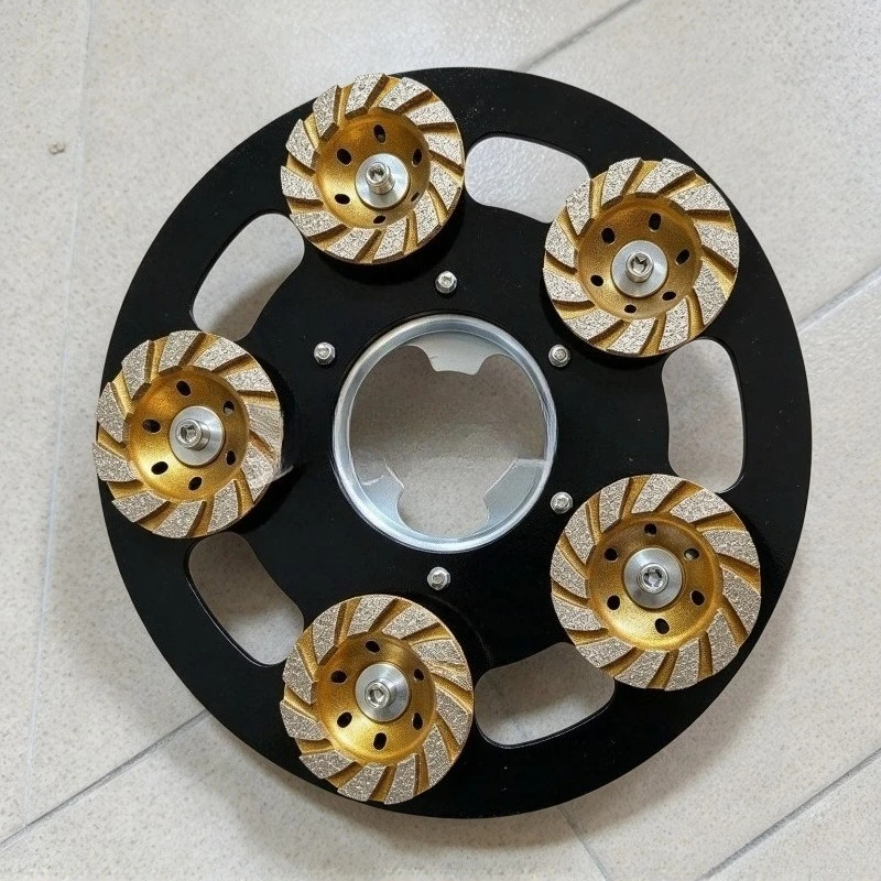 For Epoxy Floor Diamond Grinding Disc Cement Floor Grinder Accessory Iron Disc