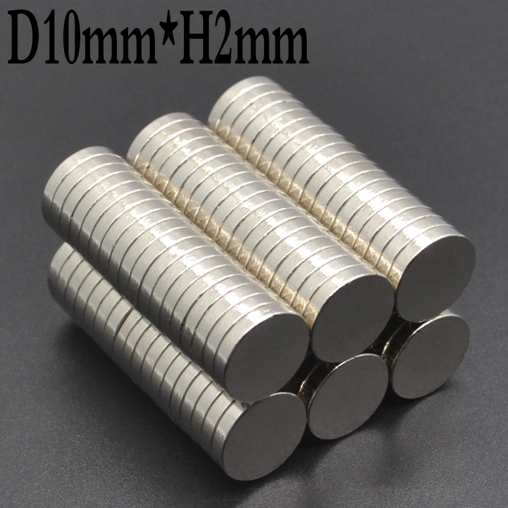 

5/50/100/200/500/10000Pcs 10x2 Neodymium Magnet 10mm x 2mm N35 NdFeB Round Super Powerful Strong Permanent Magnetic imanes Disc