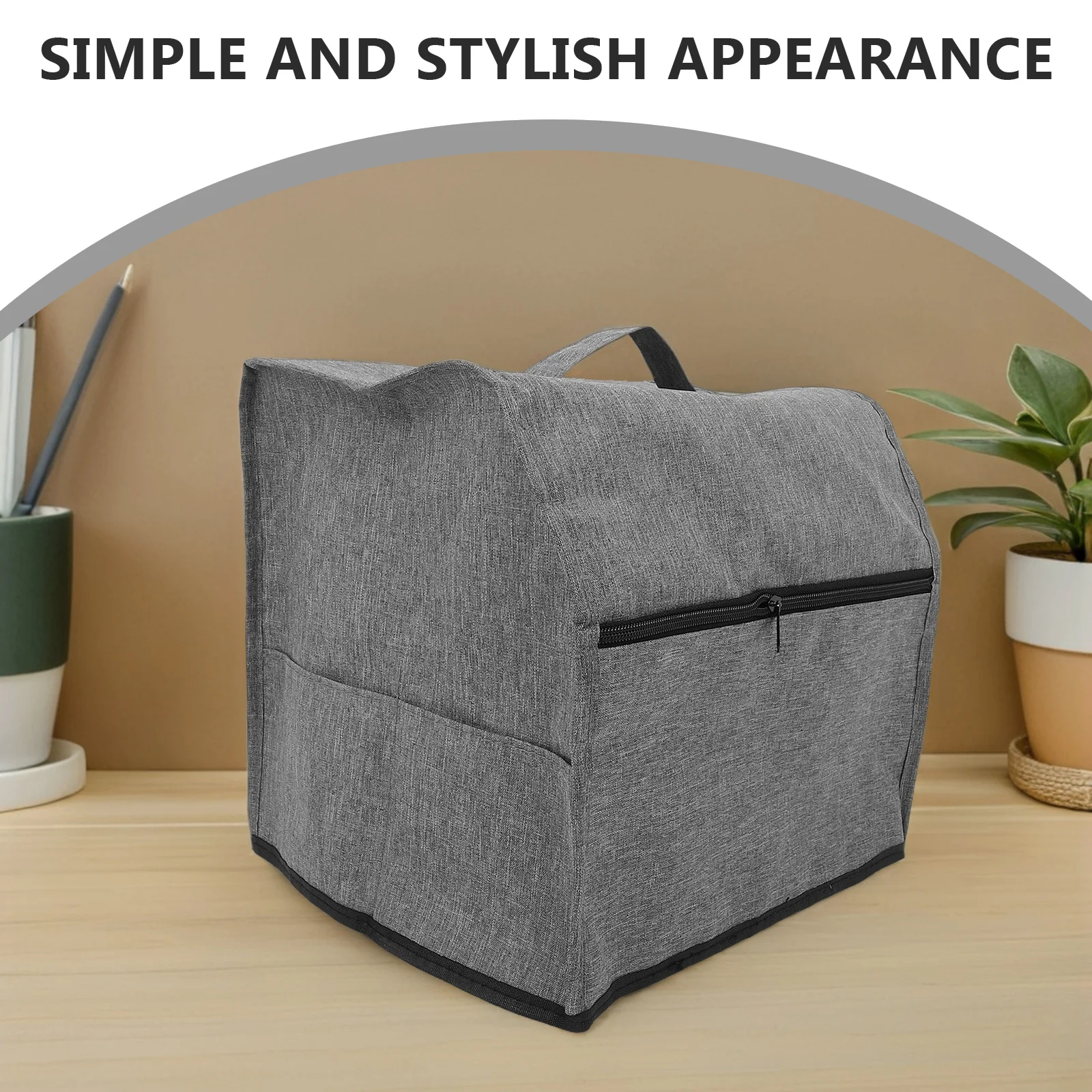 

Portable Sewing Machine Storage Case with Dust Cover Multiple Compartments for Accessories Foldable Design Compact