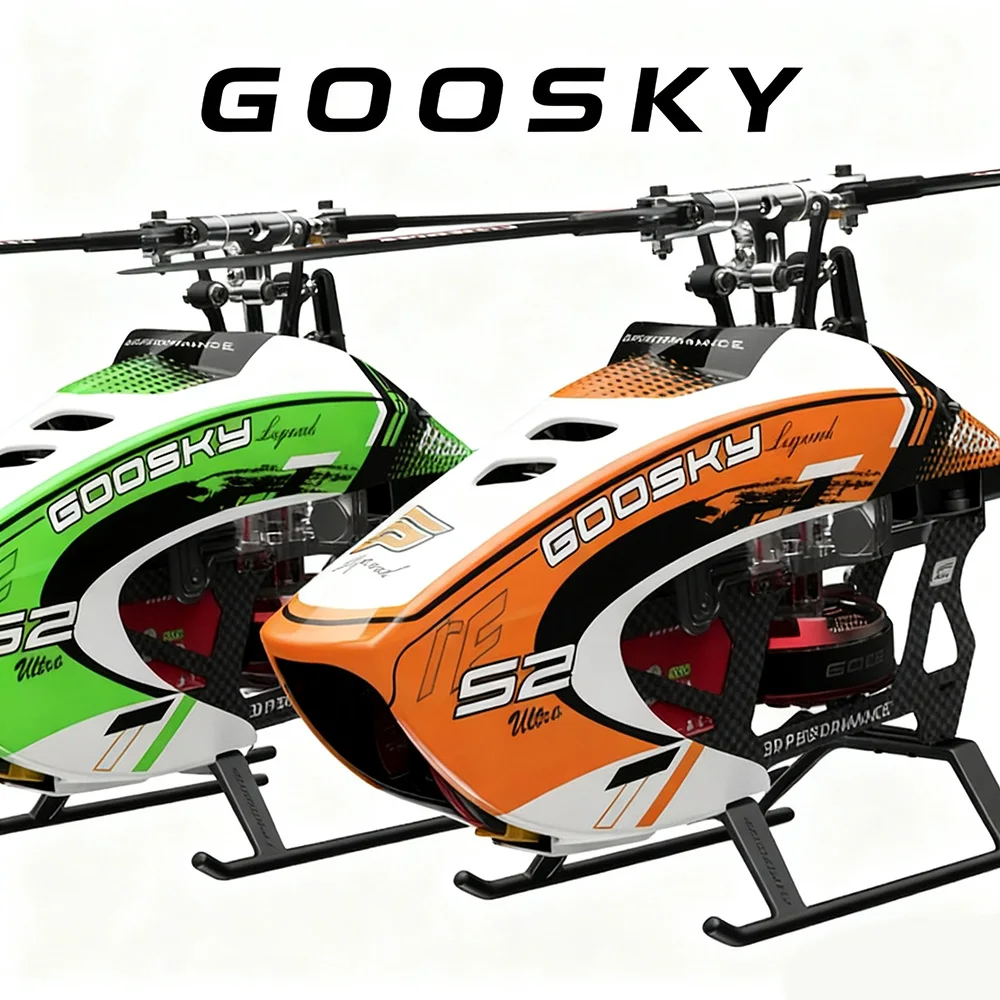 

GOOSKY S2 Ultra Вертолет Встроенный S-Fhss двойной бесщеточный высокопроизводительный 3D трюк с дистанционным управлением Вертолет Игрушка в подарок