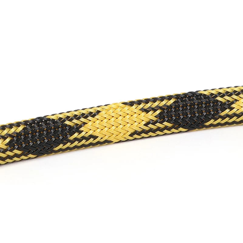 Multicolor PET Insulated Braid Sleeving for Cables