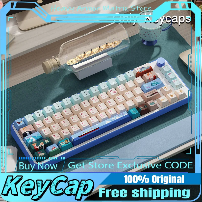 capuchons-de-touches-sur-le-theme-titanic-138-158-touches-profil-cherry-mda-clavier-mecanique-pbt-dessin-anime-collection-de-jeux-cadeau-de-vacances