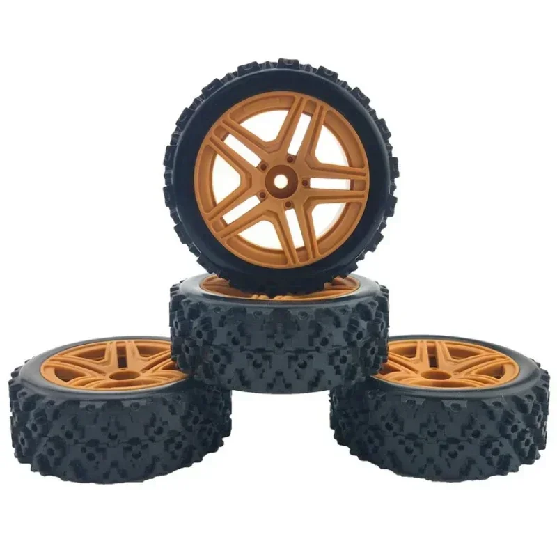 타미야 TT01 TT02 XV01 TA06 PTG-2 HPI WR8 HSP /10 RC카 업그레이드 부품용 1/10 RC 레이싱카 타이어 온로드 타이어 휠