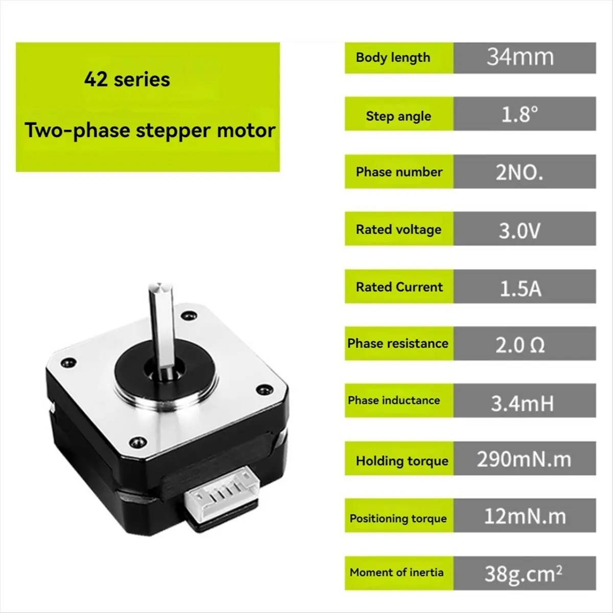 【~ New A88T】42 Stepper Motor 42 Motor 1.5A for Printer Accessories
