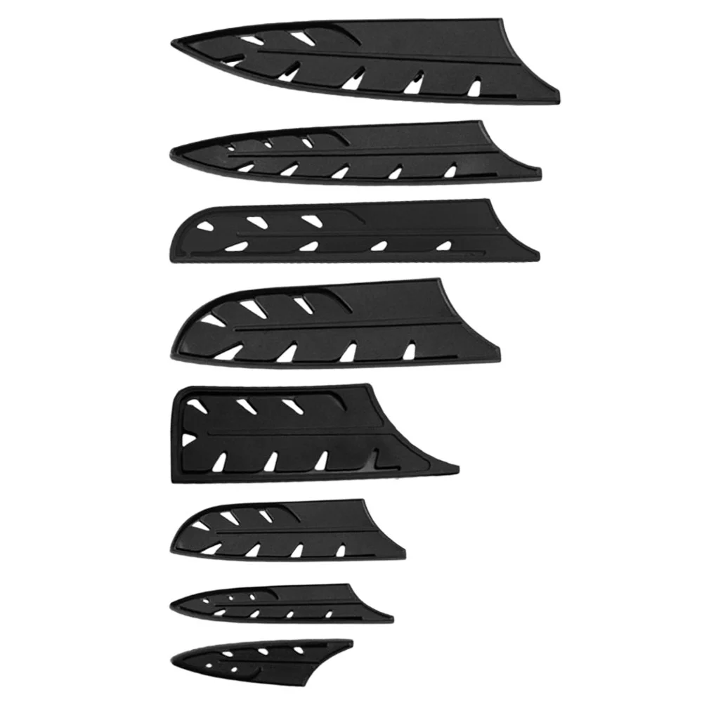 

8 Pcs Kitchen Knives Electric Guard Block Double Butcher Accessories Cutting Tool Household Supply Knife Set