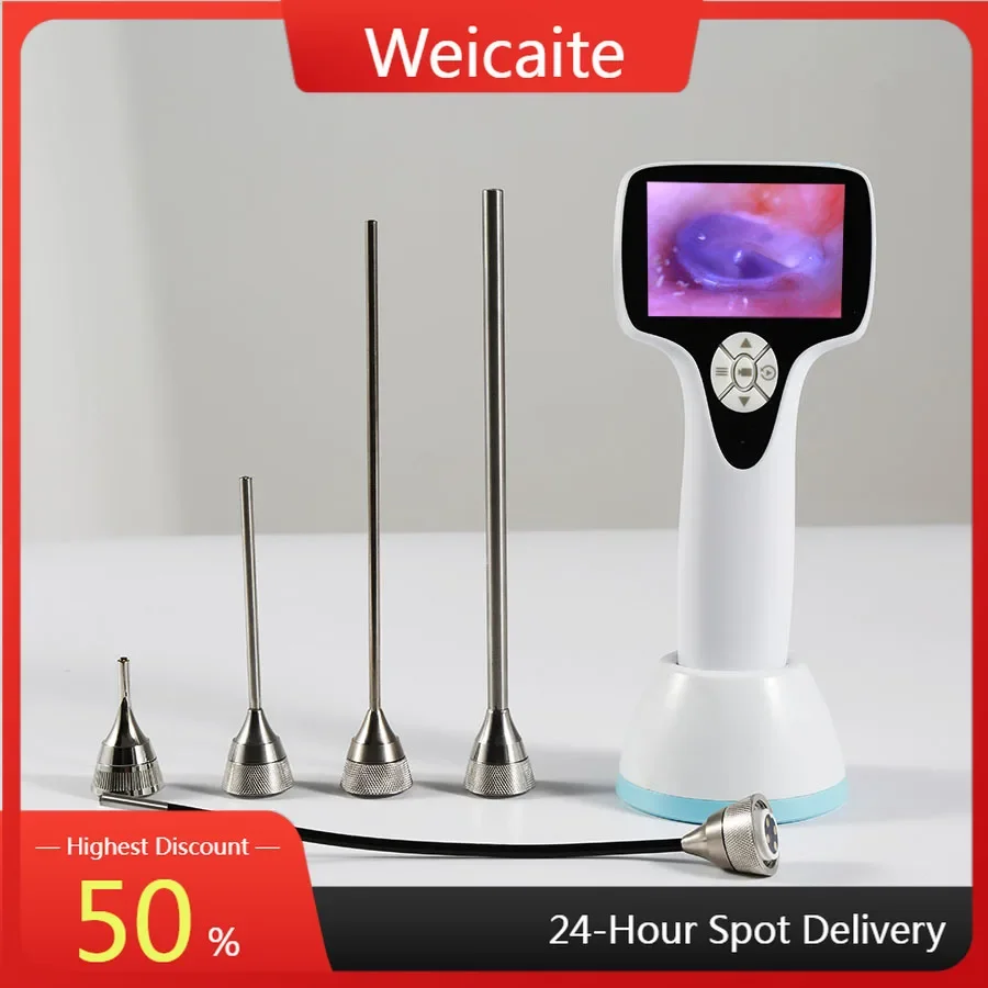 

2025NEW Otoscope Portable Digital Video Veterinary Diagnostic with Image and Recording Function