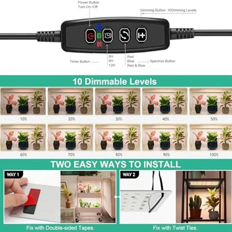 Led Grow Light Indoor Grow Light Full Spectrum Grow Light Indoor Shelf Light Led Fill Light