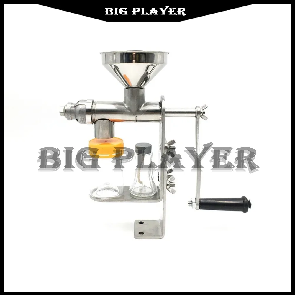 

Ручной масляный пресс из нержавеющей стали, бытовой небольшой ручной пресс для масла, арахиса